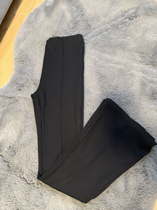 Dzwony zara czarne z prążkiem