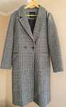Plaszcz w kratkę Diverse XS/S wool blend