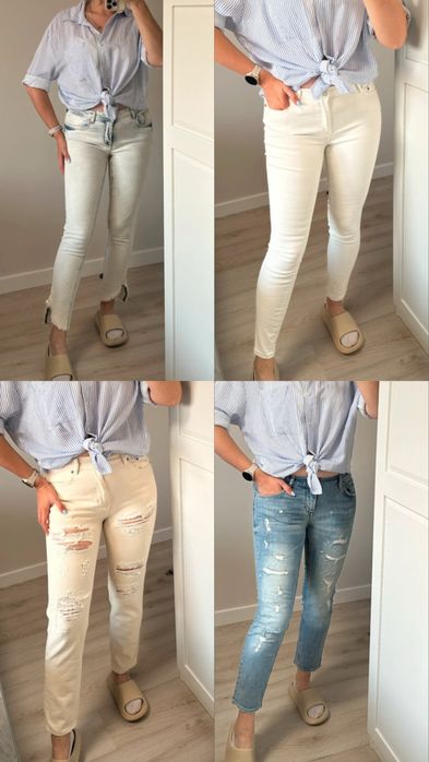 Paka spodnie rurki spodnie typu proste Zara S M