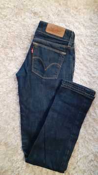 Damskie spodnie jeansowe jeansy Levis Levi Strauss XS S 34 36 W25 L32