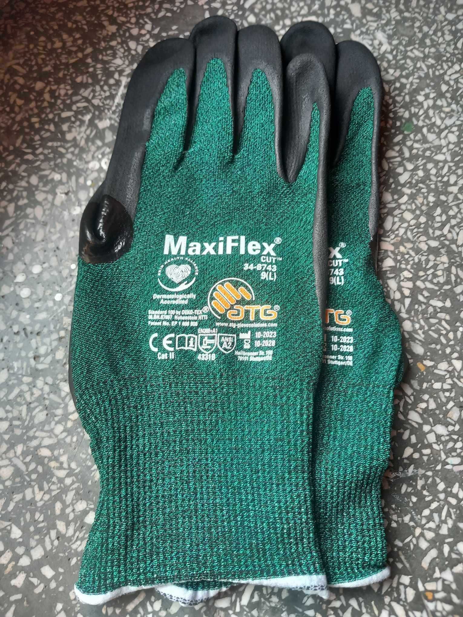 Rękawiczki ATG   Maxiflex rozmiar 8,9