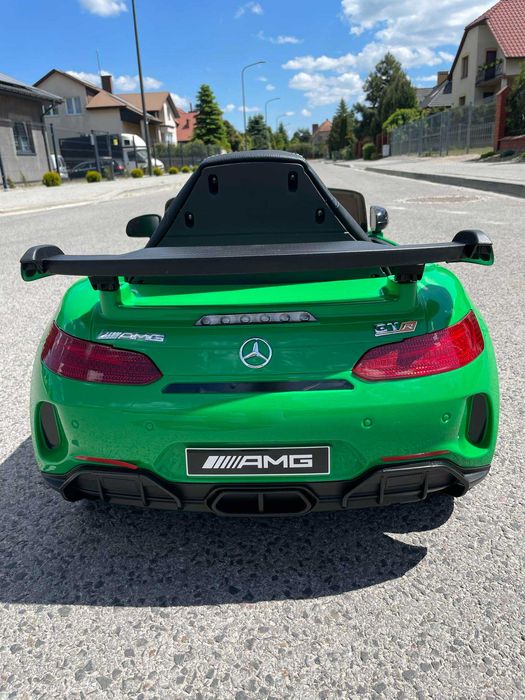Auto na akumulator Mercedes GTR-S Miękkie koła EVA SKÓRA Pilot