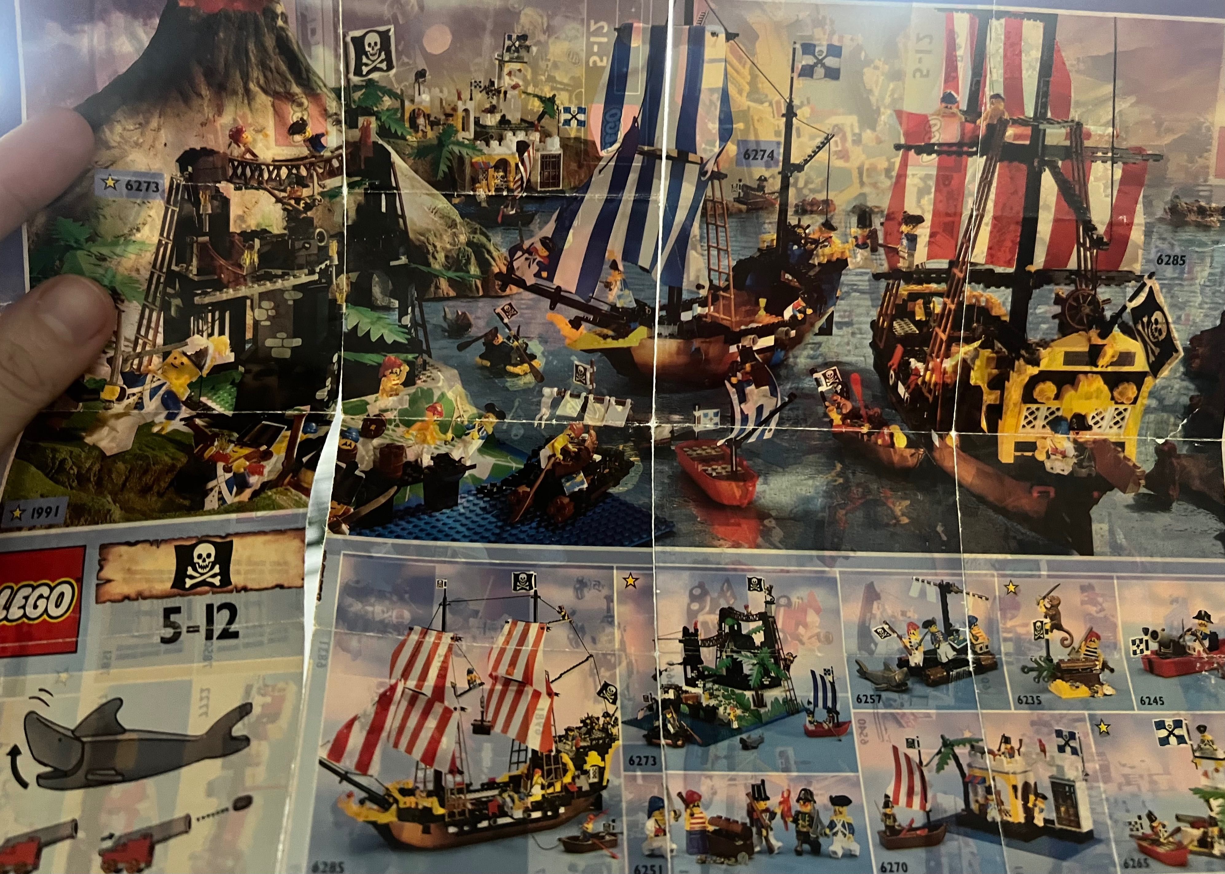 LEGO z lat 90 Mini katalog 1991 Pirates 833985-OS A4