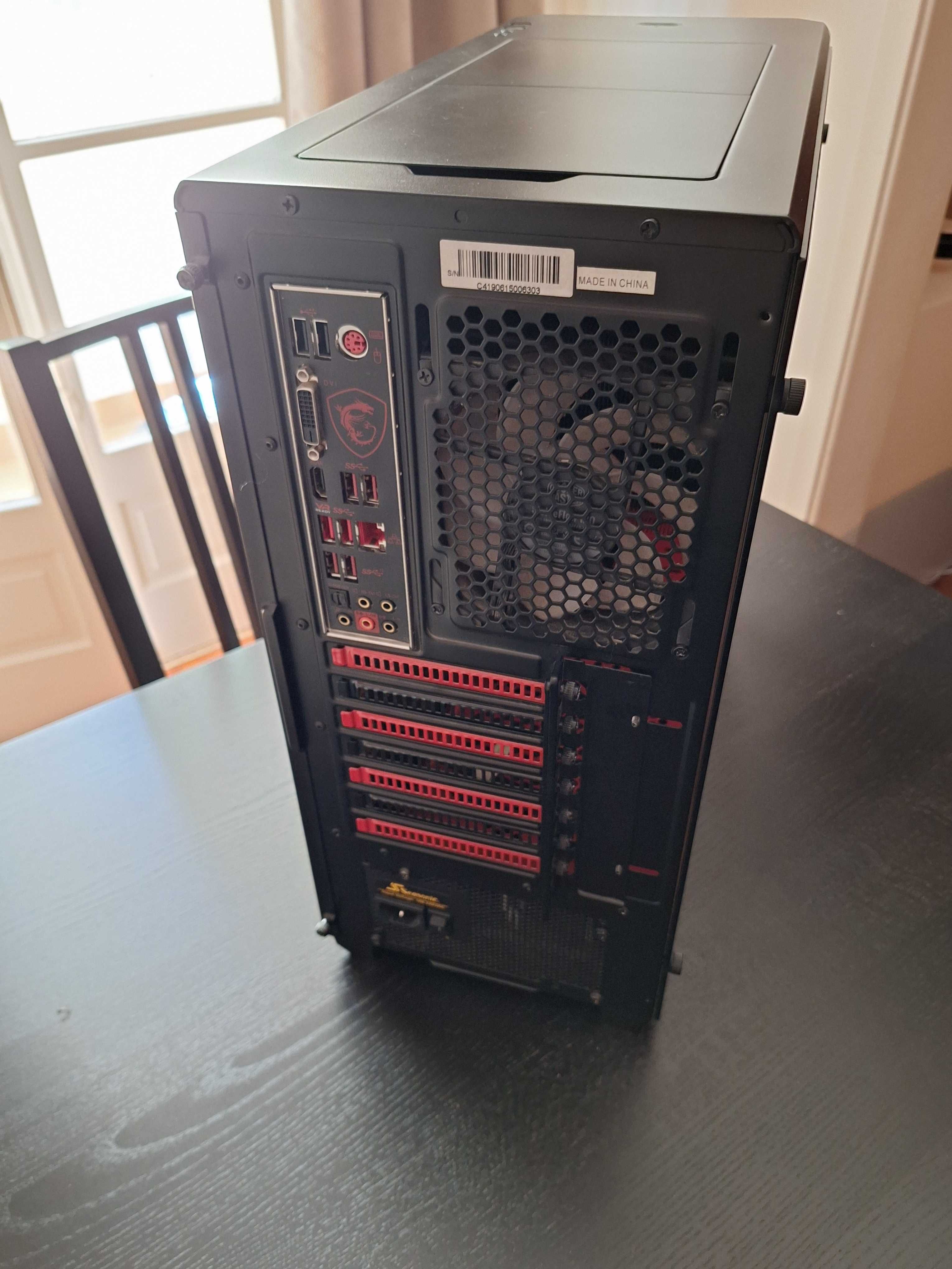 PC Torre Desktop - Ryzen 5 3600 + MB + 1 SSD + 1 HDD + RAM + Fonte