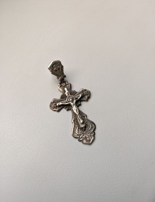 Хрестик срібний 925 проба чоловічий