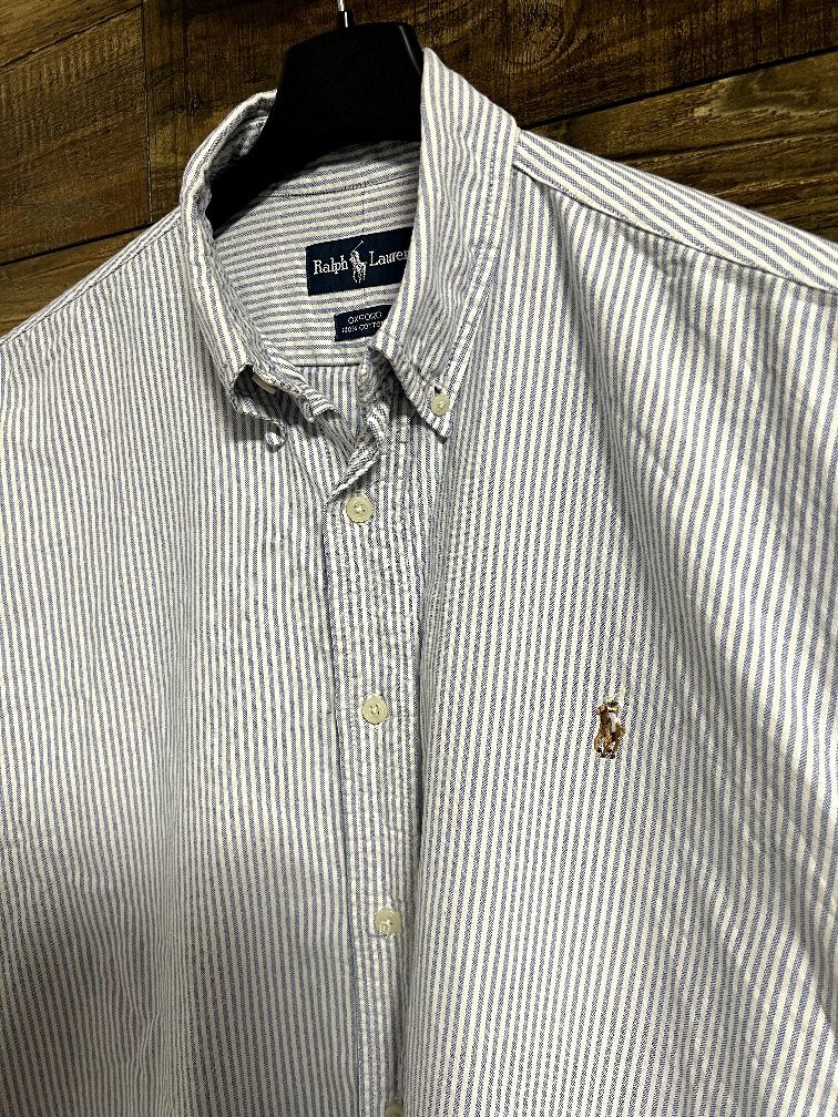 Polo Ralph Lauren Oxford Рубашка з довгими рукавами в полоску