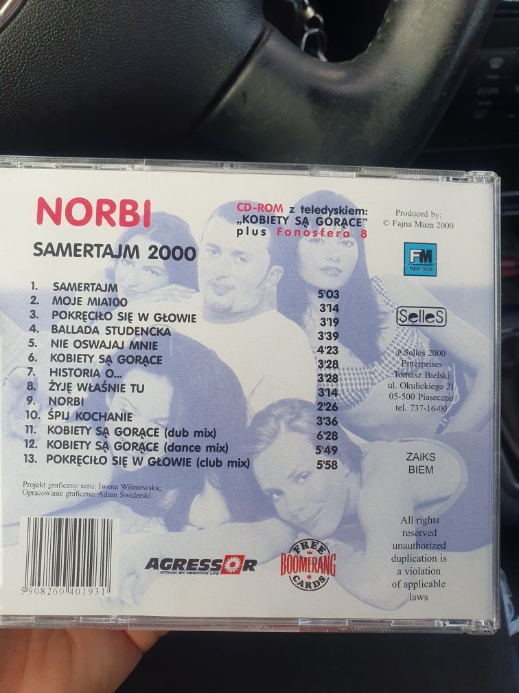 Norbi Samertajm 2000 plyta CD
