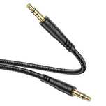 Kabel AUX Jack 3,5 mm do Jack 3,5 mm Hoco 1 m UPA24 czarny