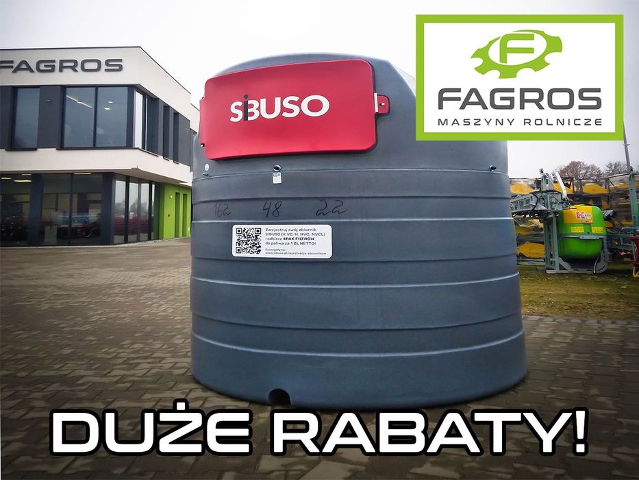 *PROMOCJA* SIBUSO ZBIORNIK paliwa dwupłaszczow 1500 2500 5000 L  RABAT