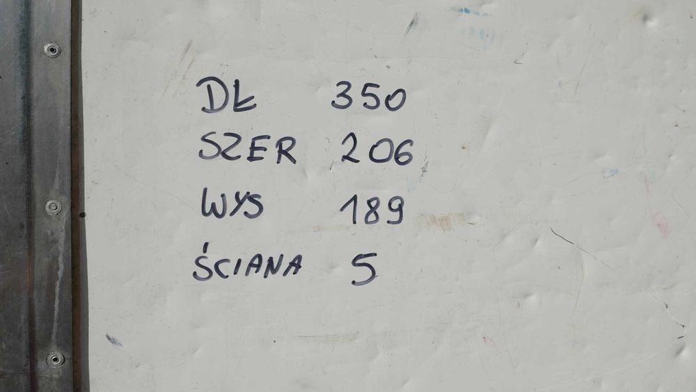Mroźnia Chłodnia Kontener izoterma ZANOTTI Z20S CARRIER thermi king