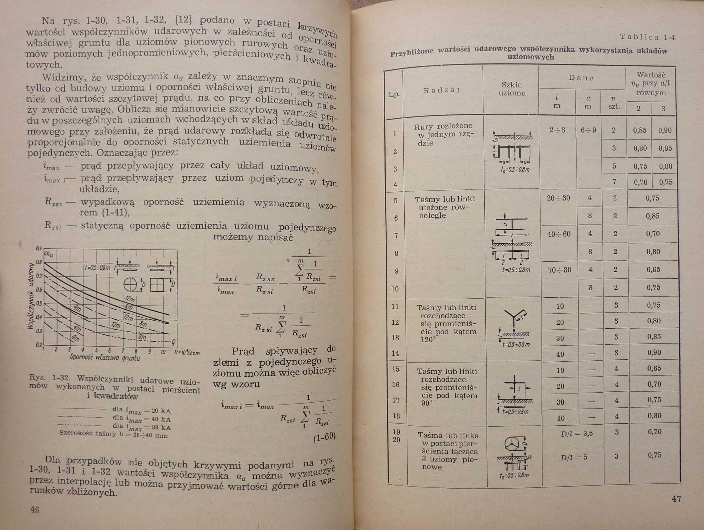 Uziemienia w urządzeniach elektroenergetycznych -K. Wołkowiński -1956r