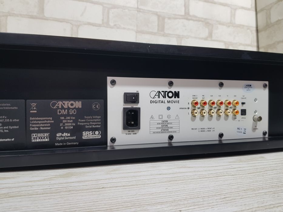 Саундбар CANTON DM 90, потужність 200 Вт, б/у з Німеччини