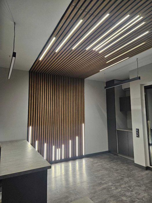 Декоративна рейка, стінові панелі. Перегородка в квартиру, декор 3д