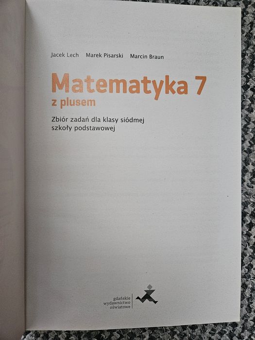Matematyka z plusem 7 zbiór zadań