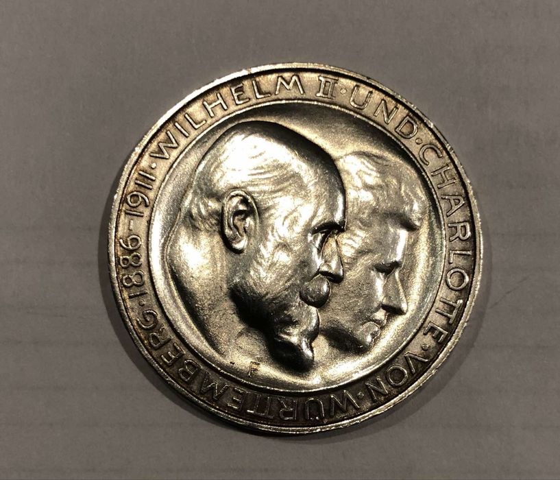 3 марки 1911г. Юбилей 25 лет свадьбы