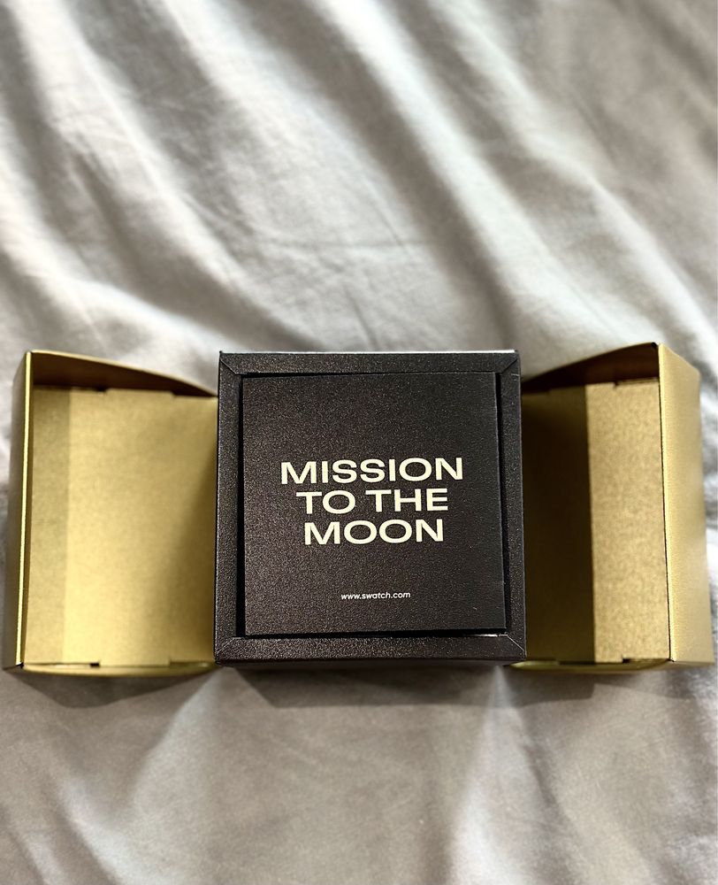 ОРИГІНАЛ! Годинник Omega X Swatch Mission to the Moonshine