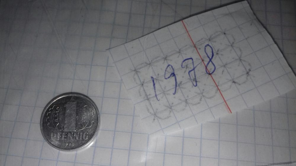 Продам монеты 1pfennig.1961.1964.1978 год