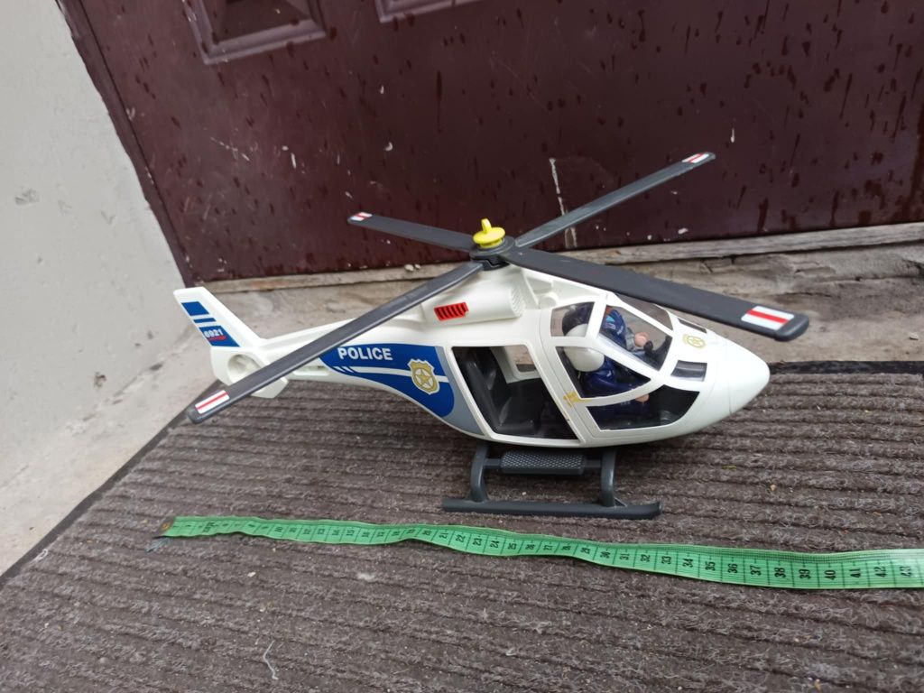 Śmigłowiec helikopter policyjny z zalogą od Playmobil