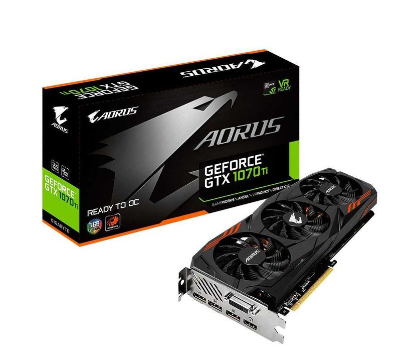 Karta graficzna AORUS GTX 1070 Ti OC 8GB GDDR5X Nie RTX 207