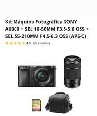 Kit Máquina Fotográfica Sony a6000