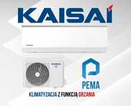 Klimatyzator Kaisai Fly 3,5kW z funkcją grzania + montaż