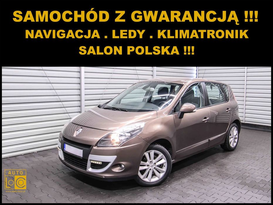 Renault Scenic Salon POLSKA + Gaz LPG + Navigacja + Klimatronik + Parktronik  !!!