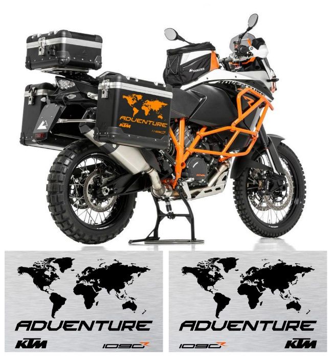 Kit autocolantes p/ Malas KTM Adventure