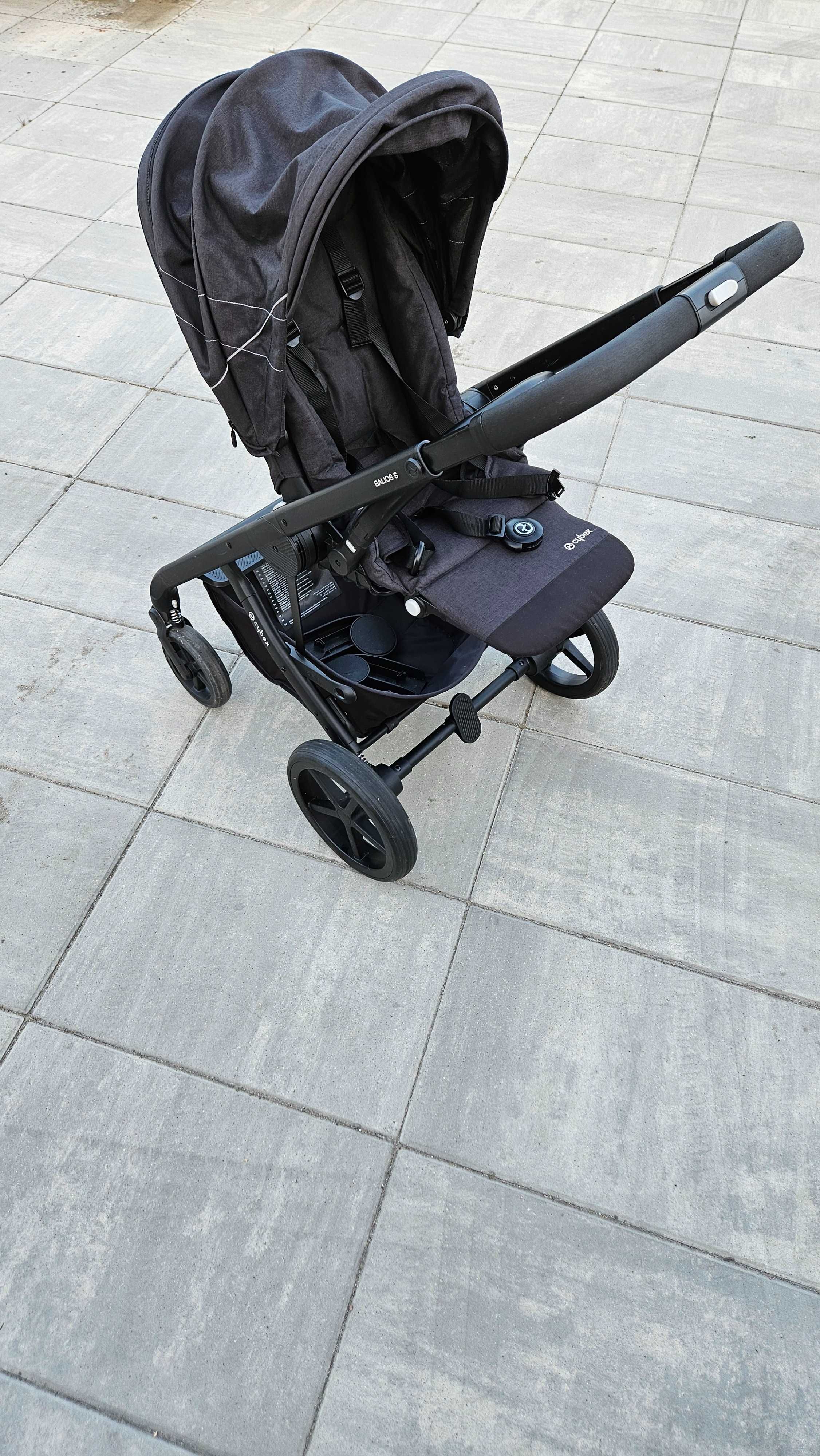 Wózek spacerówka 2w1 Cybex BALIOS S BLACK