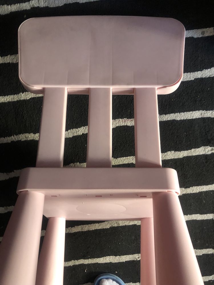 Krzesełko dziecięce jasnoróżowy do wewnątrz/na zewnątrz IKEA MAMMUT