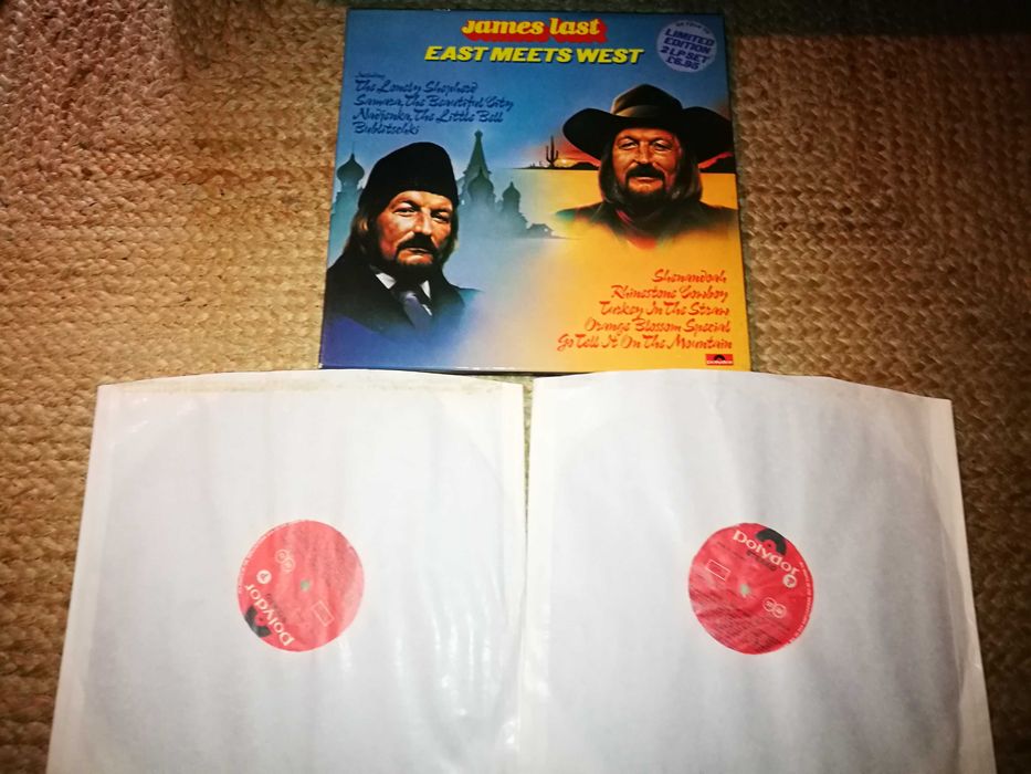 JAMES LAST - East Meets West (Ed ING 1977) CAIXA C/2LPS