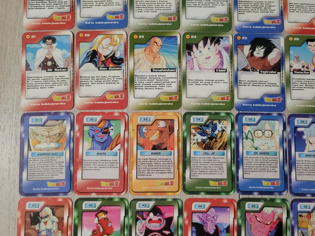 Karty Dragon Ball Chio - 50/50 DBZ kolekcjonerskie