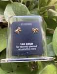 Brincos ouro 14k