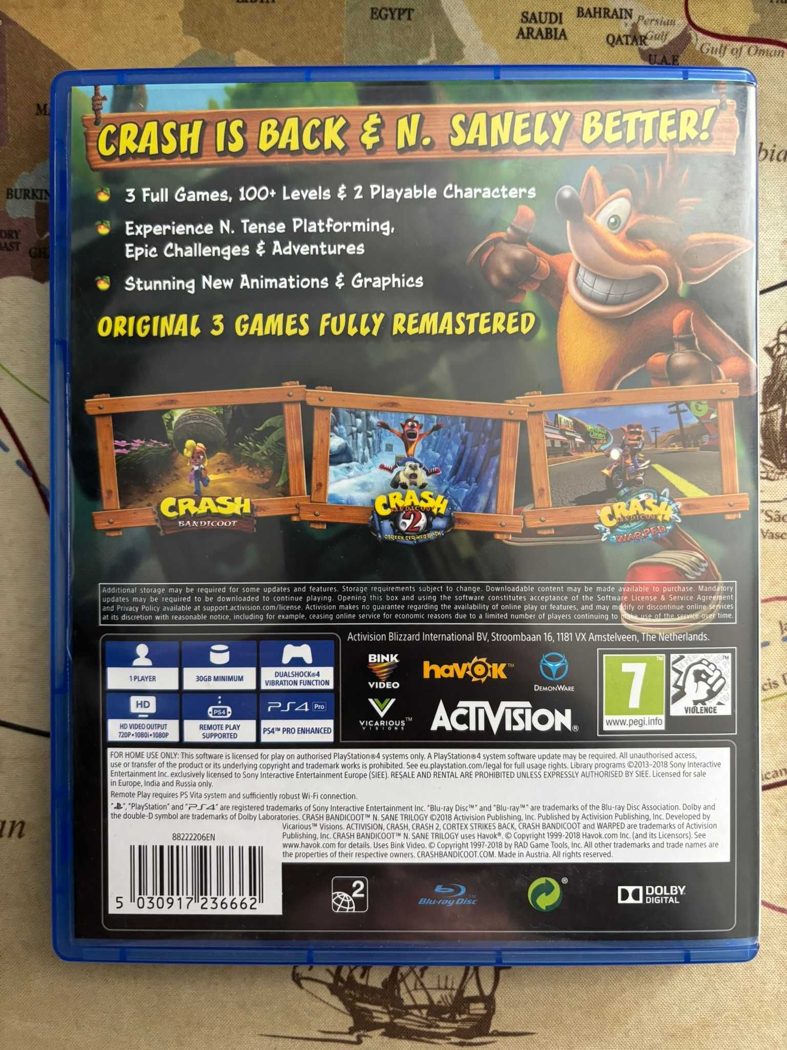 Crash Bandicoot N.Sane Trilogy PS4