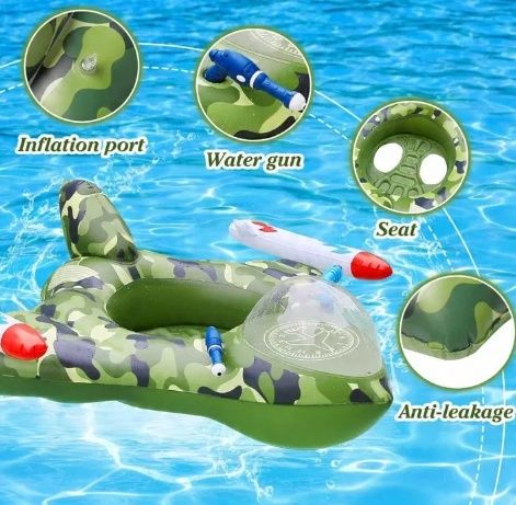 Anseto Nadmuchiwany Pływający Basen Duży Pływający Pływak