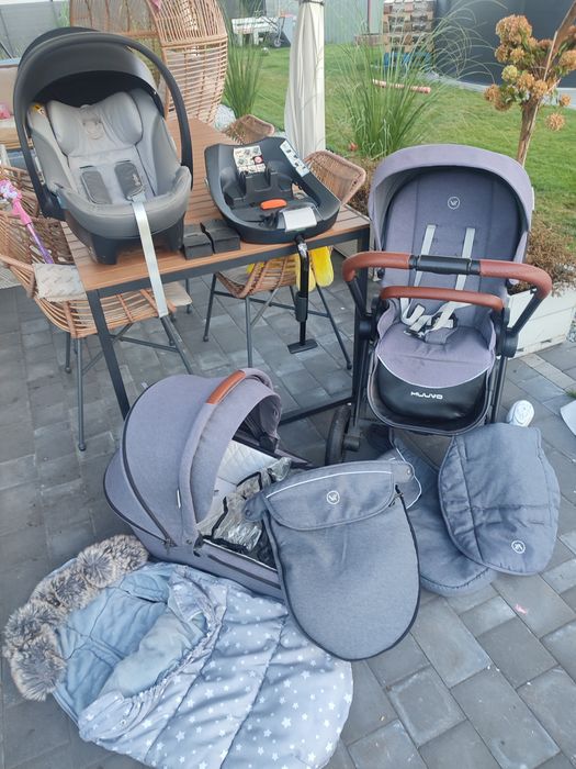 Zestaw wózek Muuvo Quick 2.0 4w1