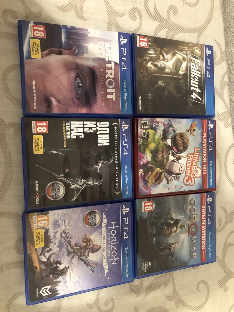 Диски для playstation 4