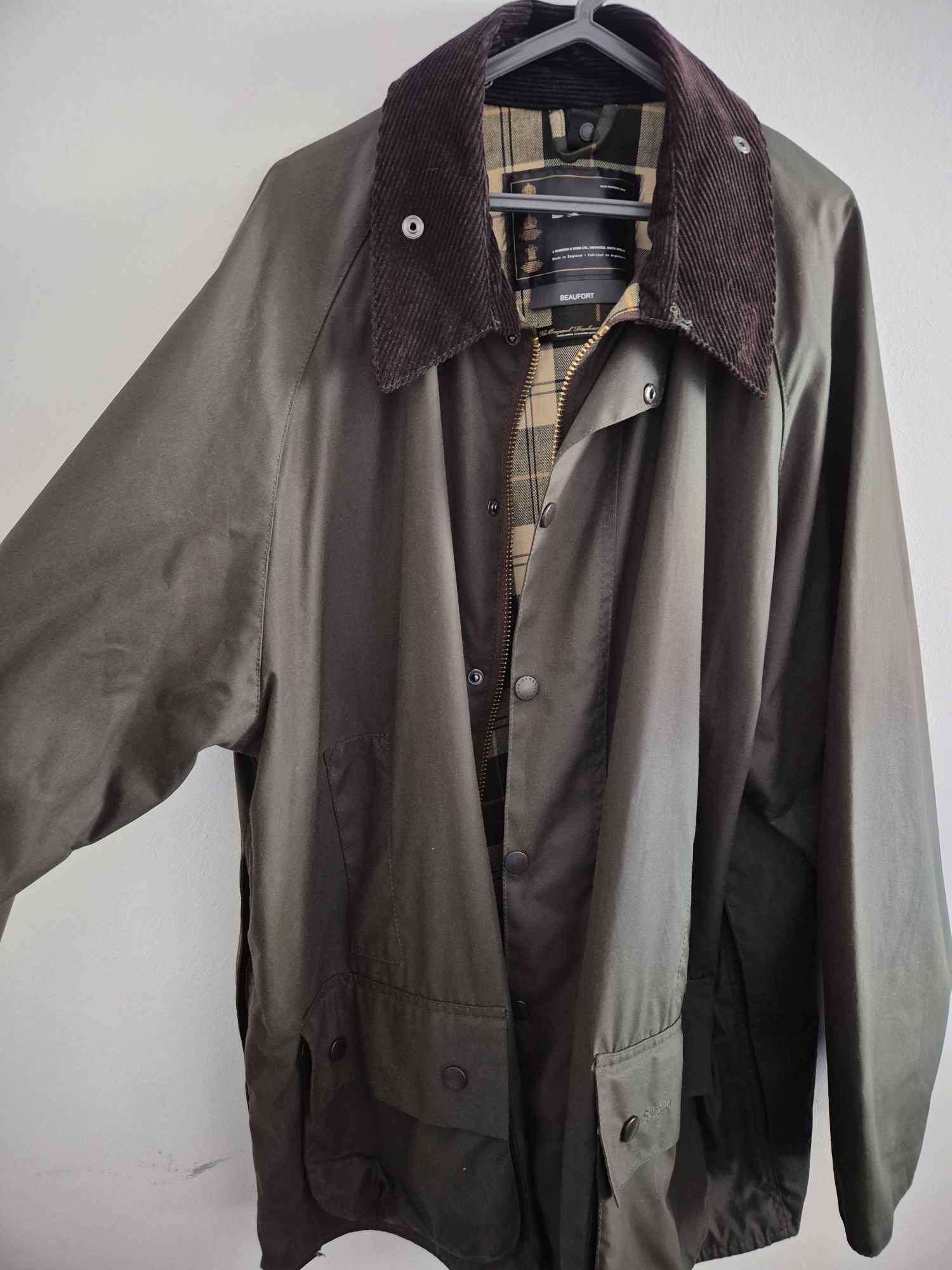 Casaco BarBour Beaufort olive XXXL novo
