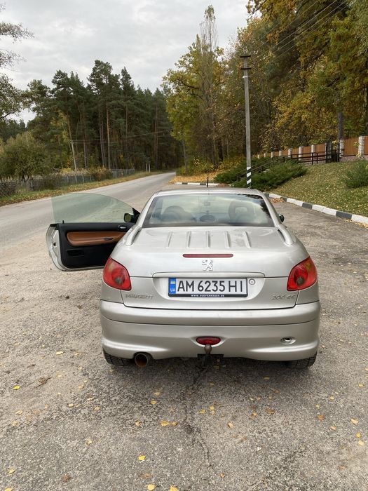 Кабріолет peugeot 206cc