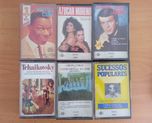 Lote 6 cassetes música variada – Clássico, Pop, Fado, Internacional