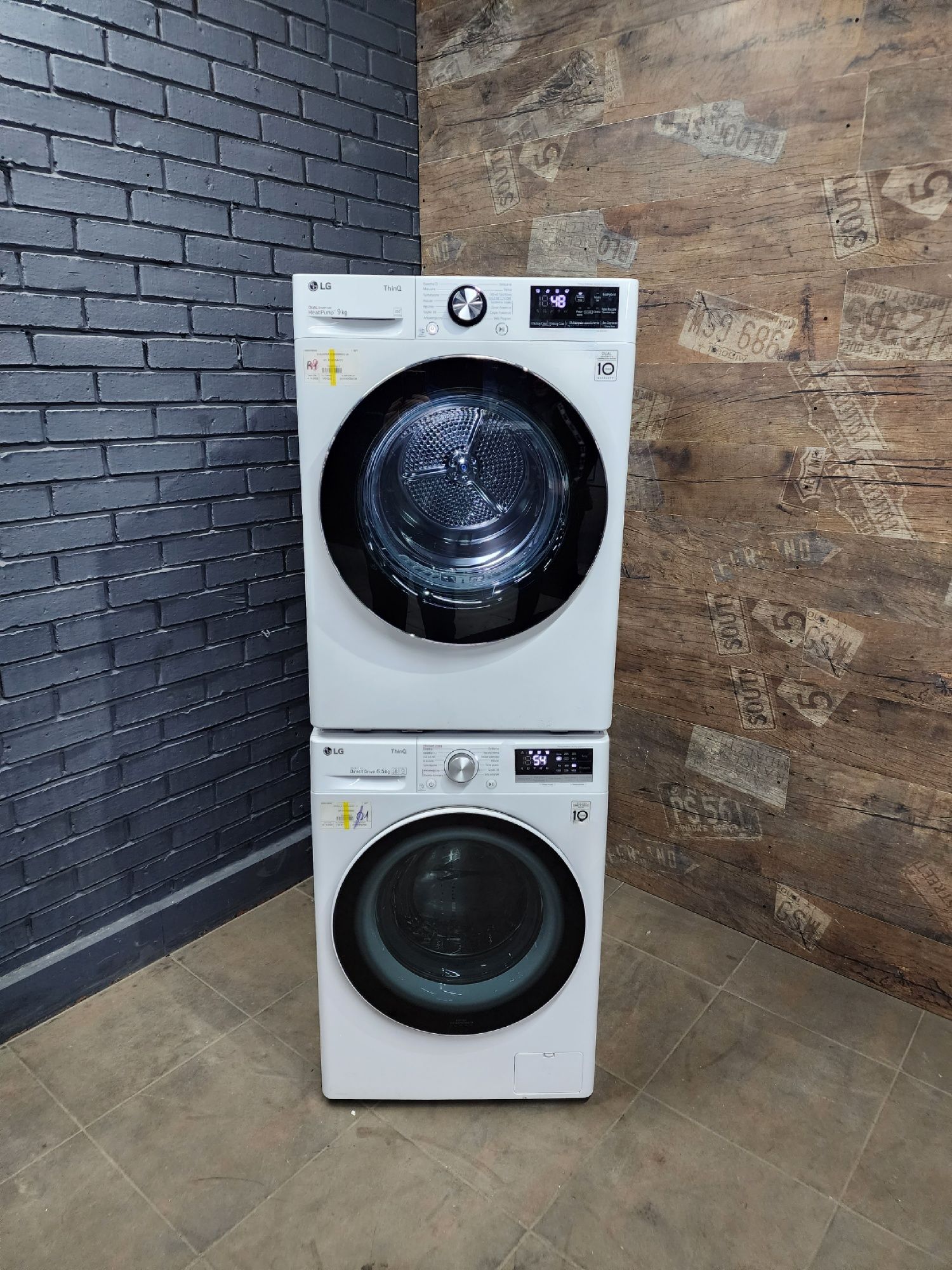 Комплект пральна + сушка Beko PWUV7646XME