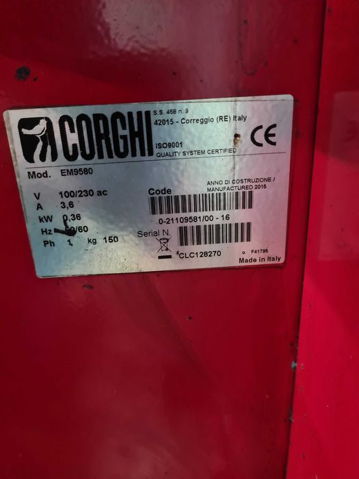 Wyważarka Corghi 9580 Laser Line