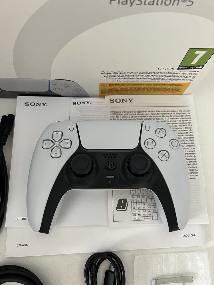 PlayStation 5 Slim Blu-ray + 15 Gier | 1TB Pamięci | Gwarancja