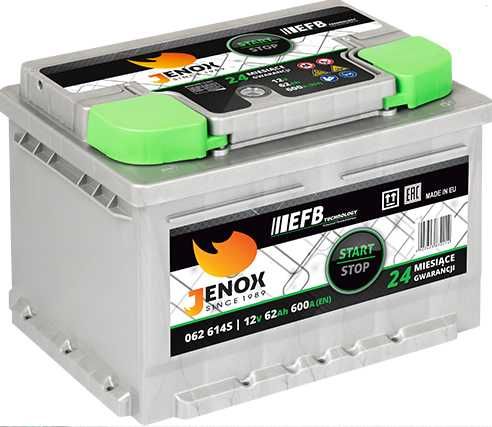 Akumulator Jenox EFB 60 62 Ah START STOP Bosch Varta GROM CENTRA DOWÓZ