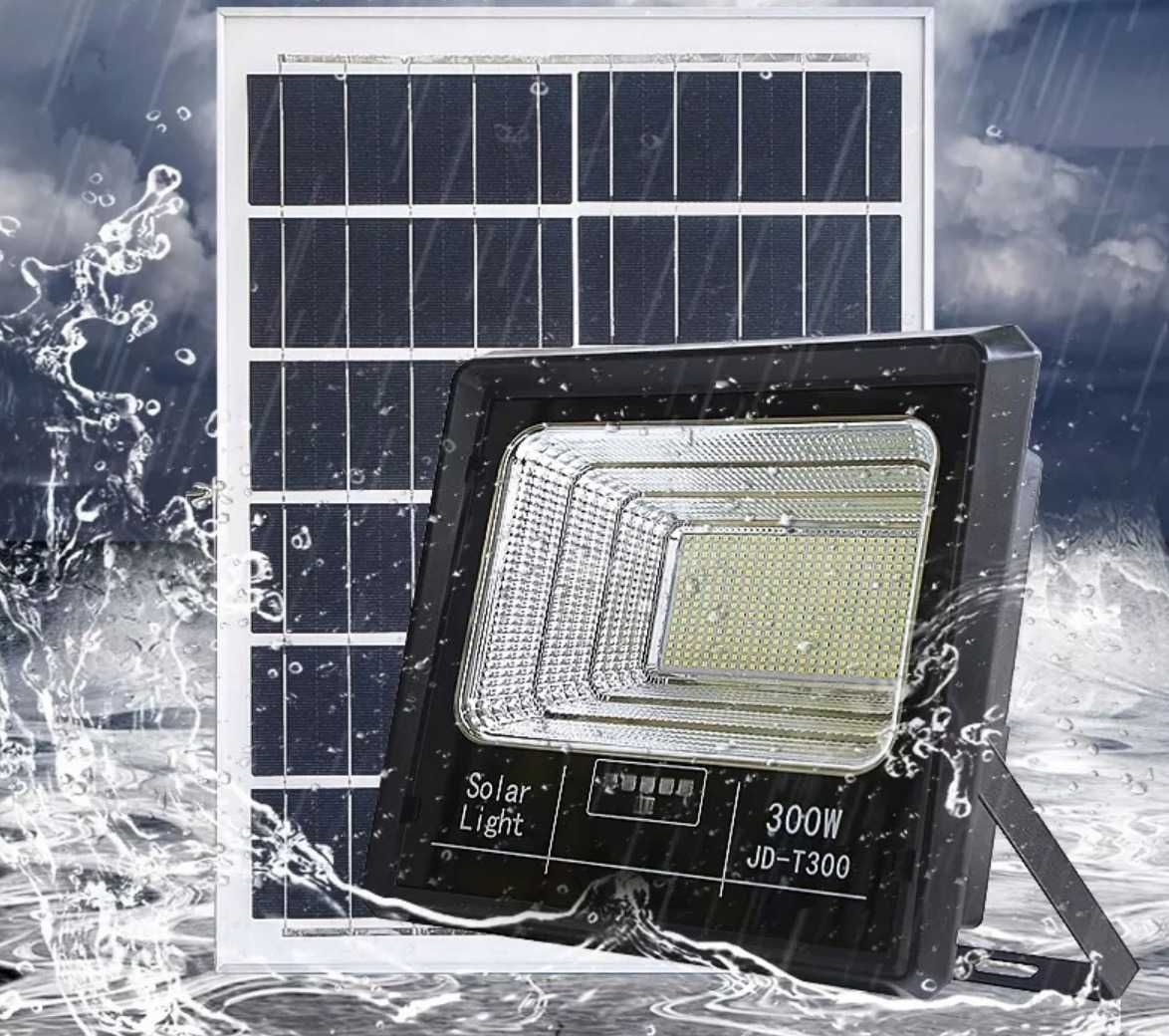 Lampa solarna z czujnikiem 300W kabel 5M 20000mAh