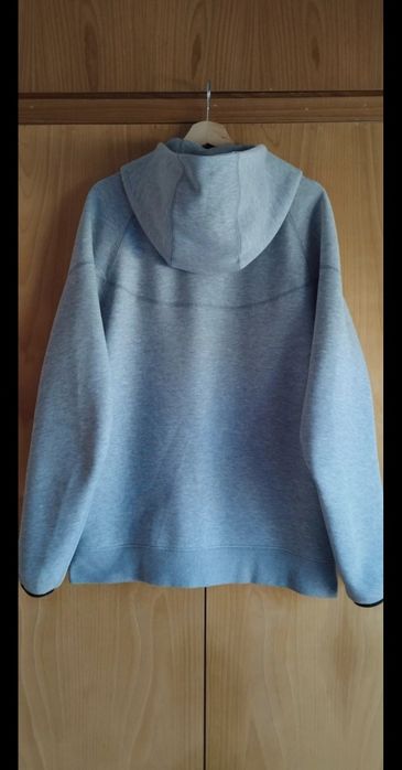 Nike Tech Fleece Hoddie Mens - Cinza