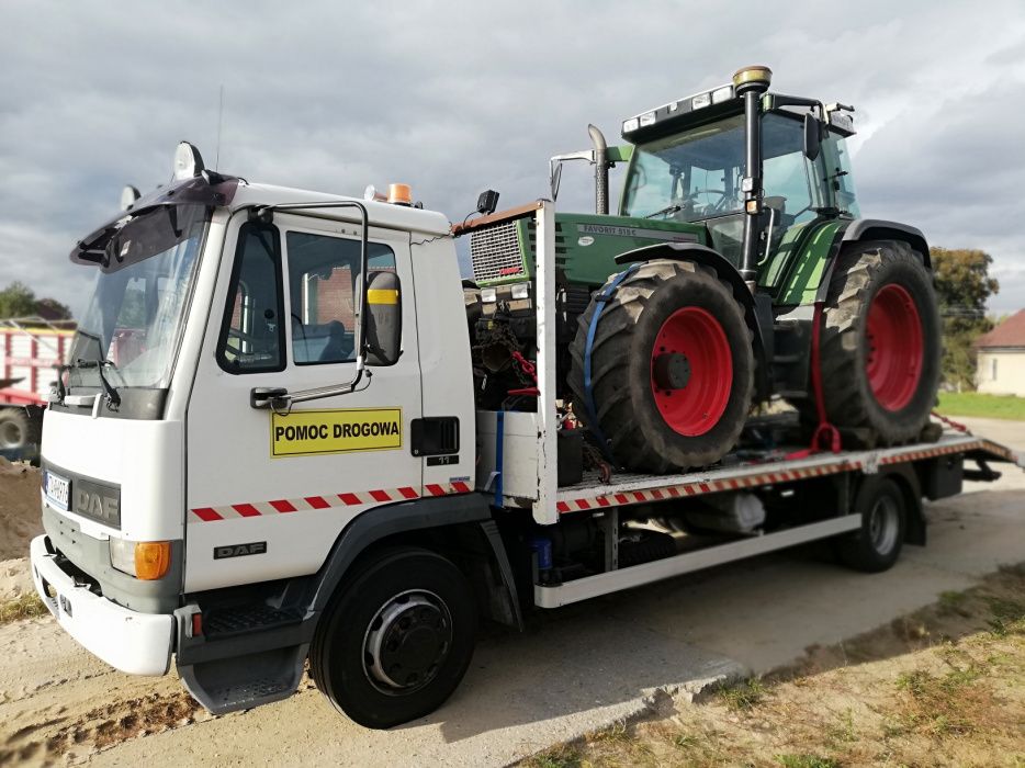 Transport maszyn  budowlanych do 9.5t ciągników wózki widłowe traktory