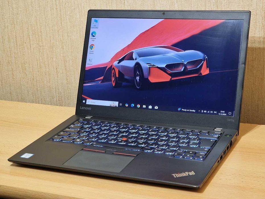 Сенсорний Lenovo ThinkPad T470s Intel Core i7-7600U SSD Батарея 9годин