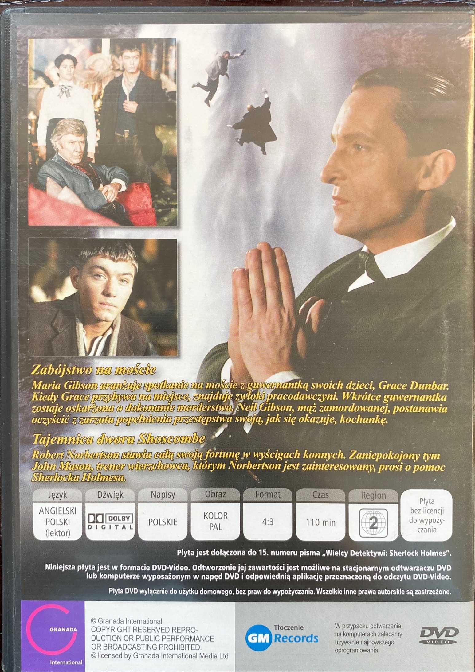 Film DVD SHERLOCK HOLMES - Zabójstwo Na Moście