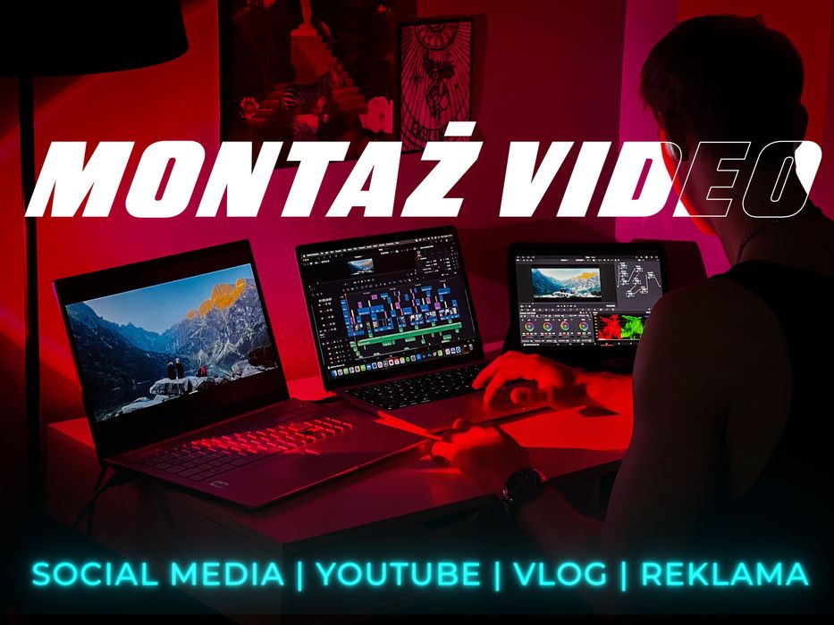 Montażysta video – reels / YouTube / reklamy / vlogi / efekty