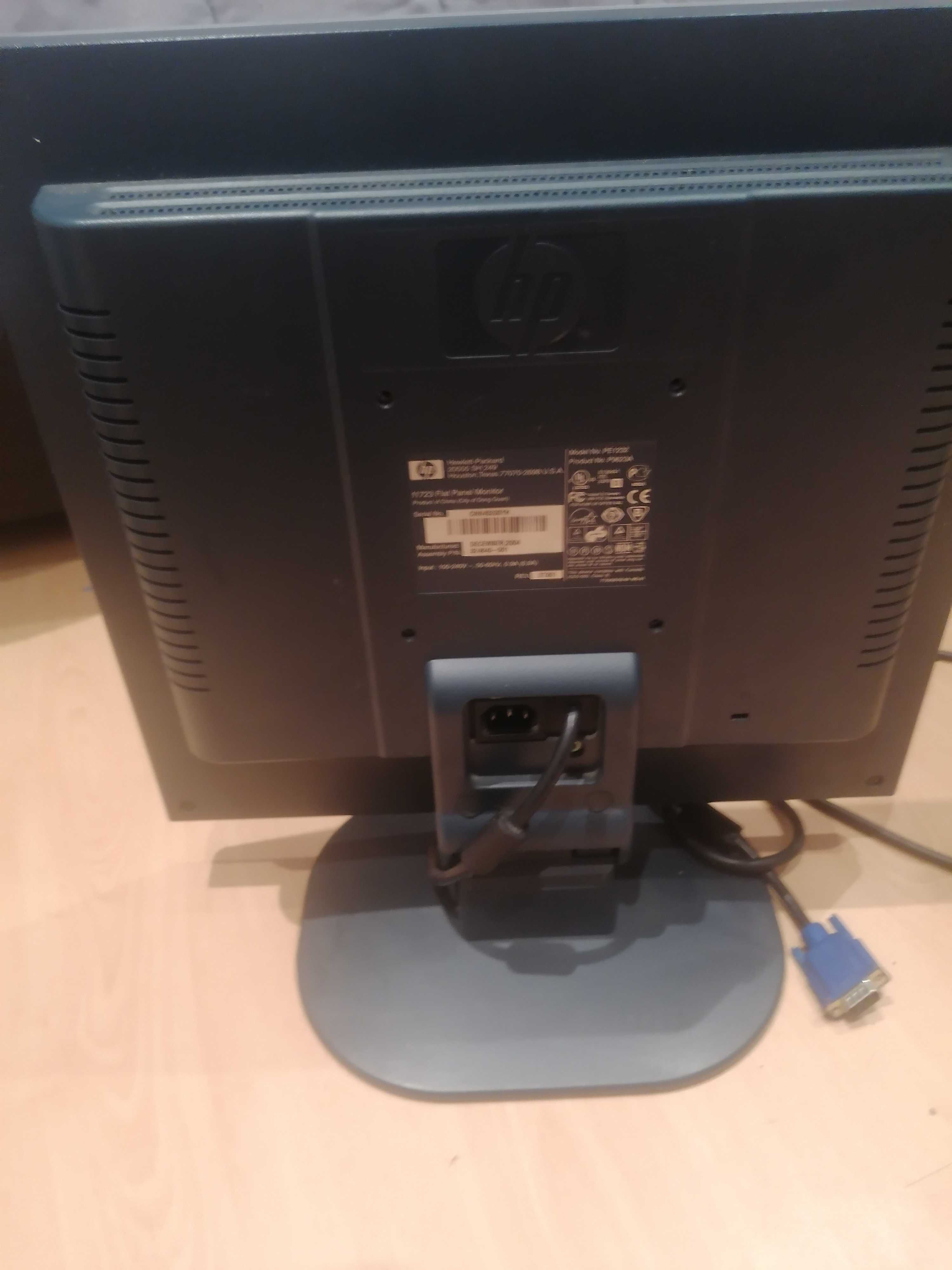 Vendo ou troco monitor de computador LCD HP pavilion F1723 de 17 poleg